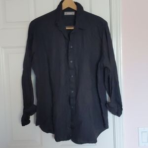 Everlane Black Linen Shirt